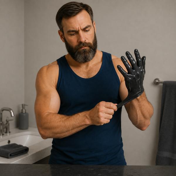 Removing Gloves Coated in Lube
