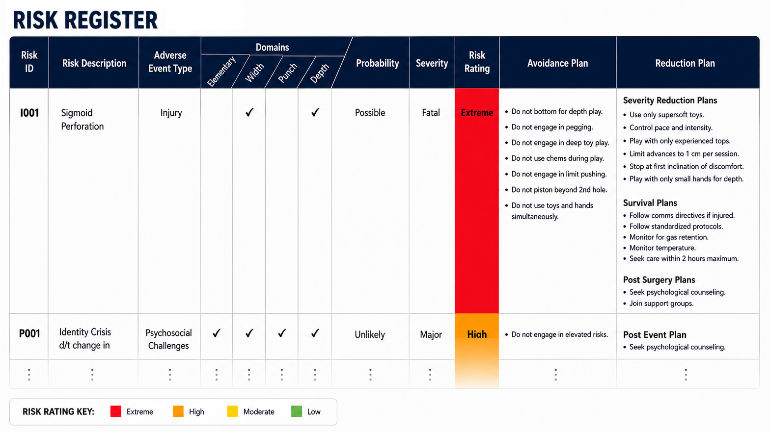 Risk Register