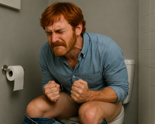 Tenesmus on Toilet