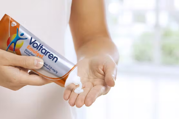 Applying Voltaren Incorrectly