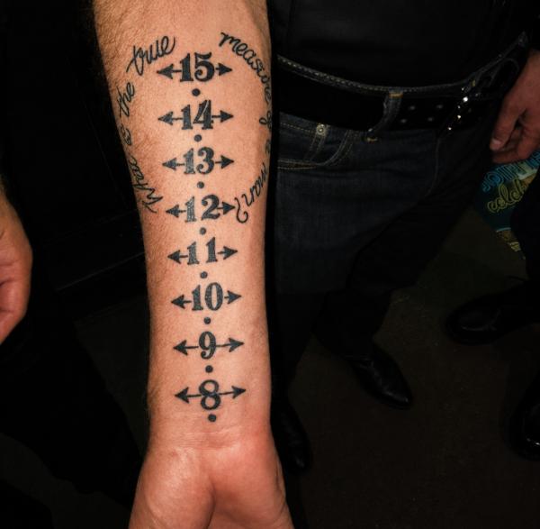 Arm with Ruler Markings