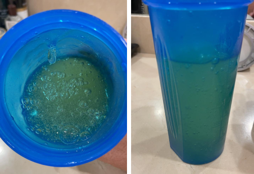 Discolored Lubrication
